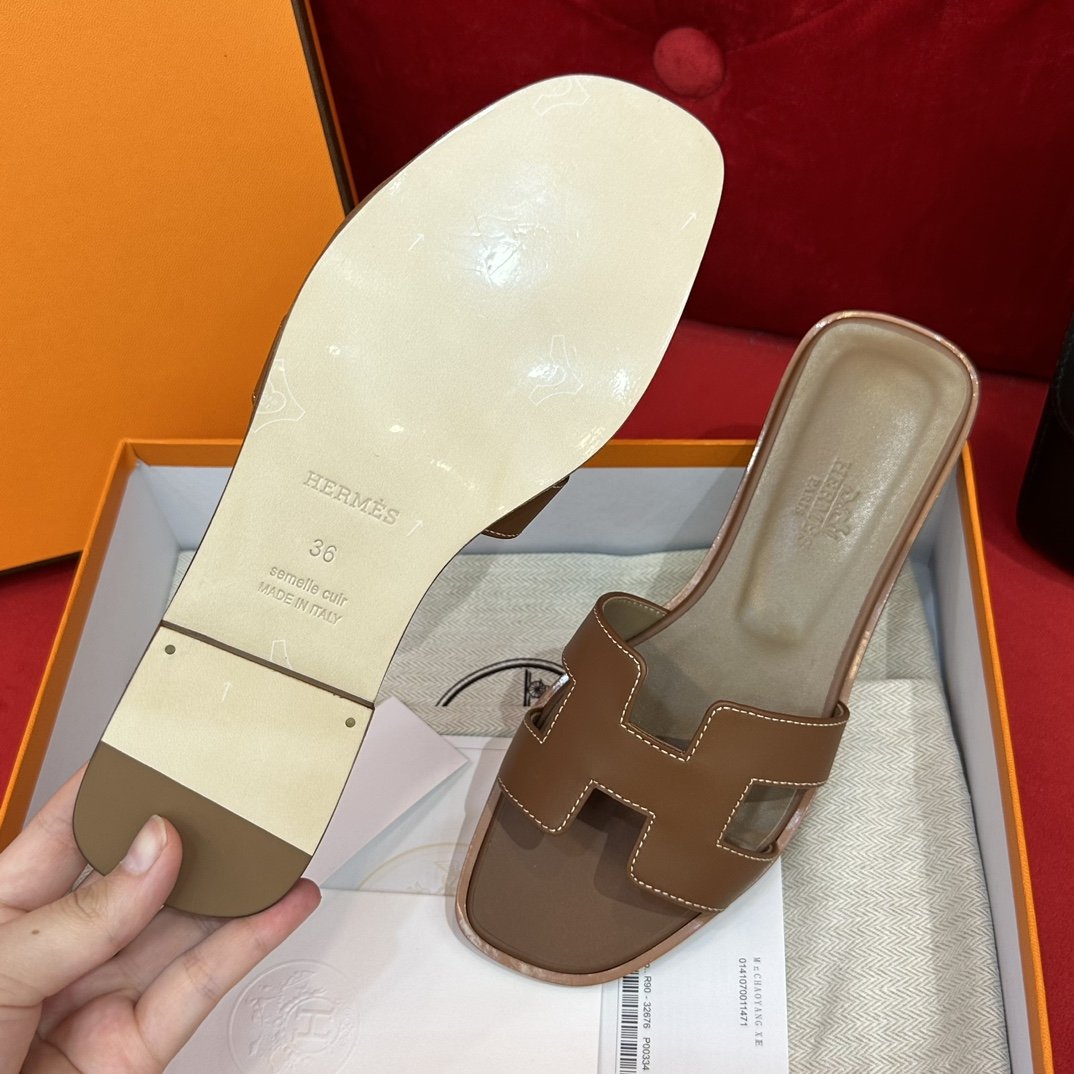 Hermès Sandals Swift Oran - Image 6