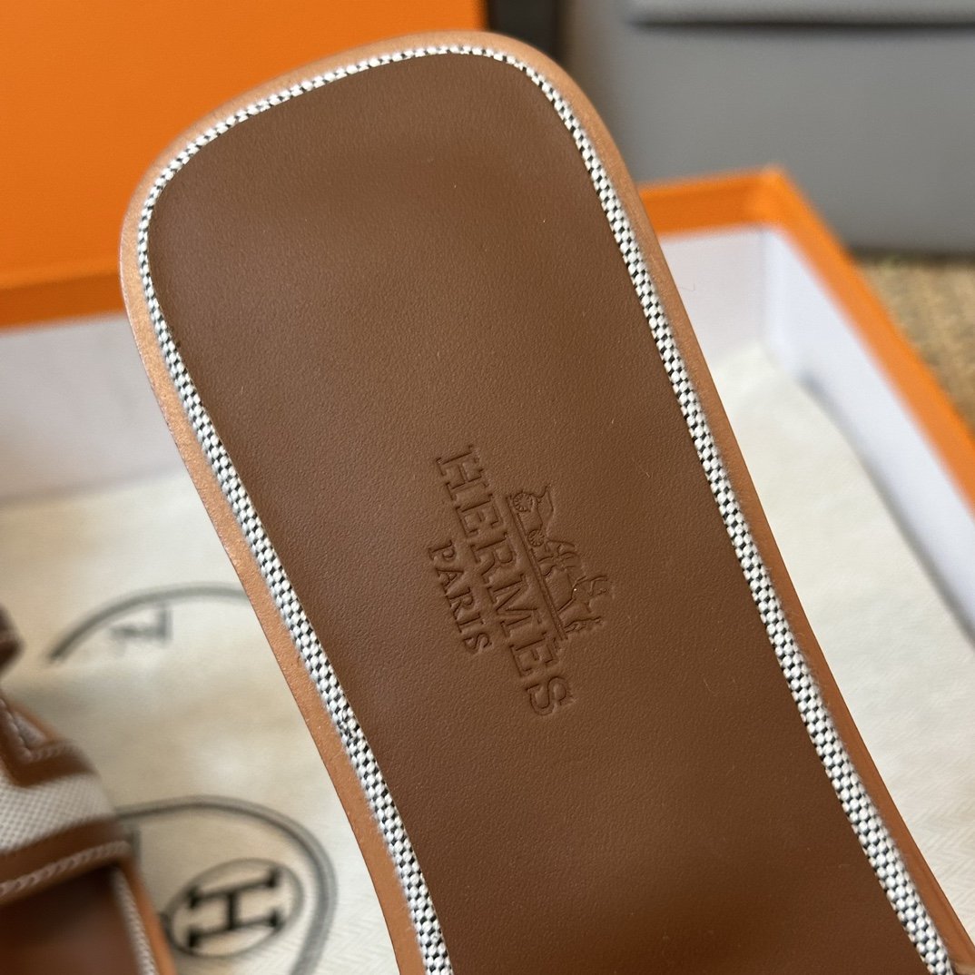 Hermès Sandals Swift Oran - Image 6