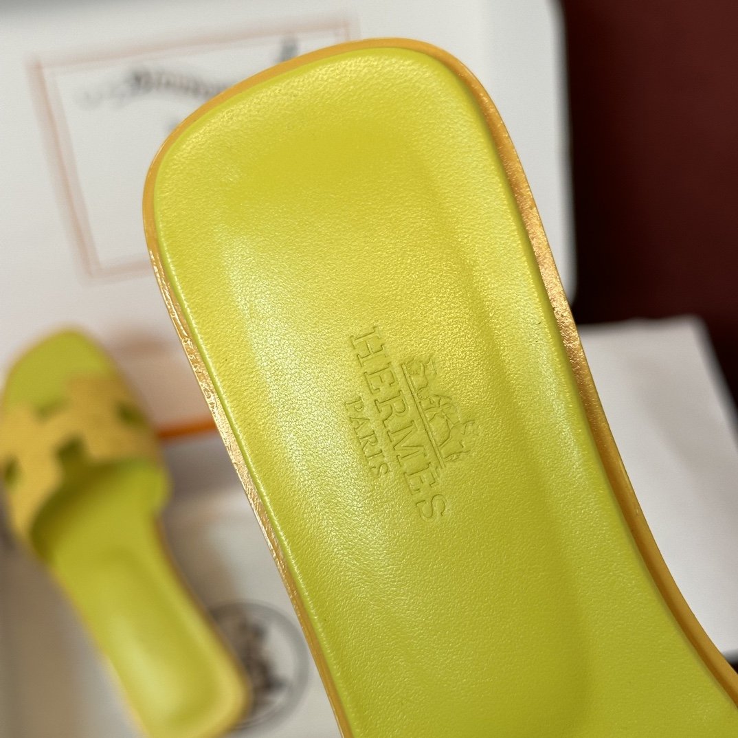 Hermes Ostrich Sandals - Image 7