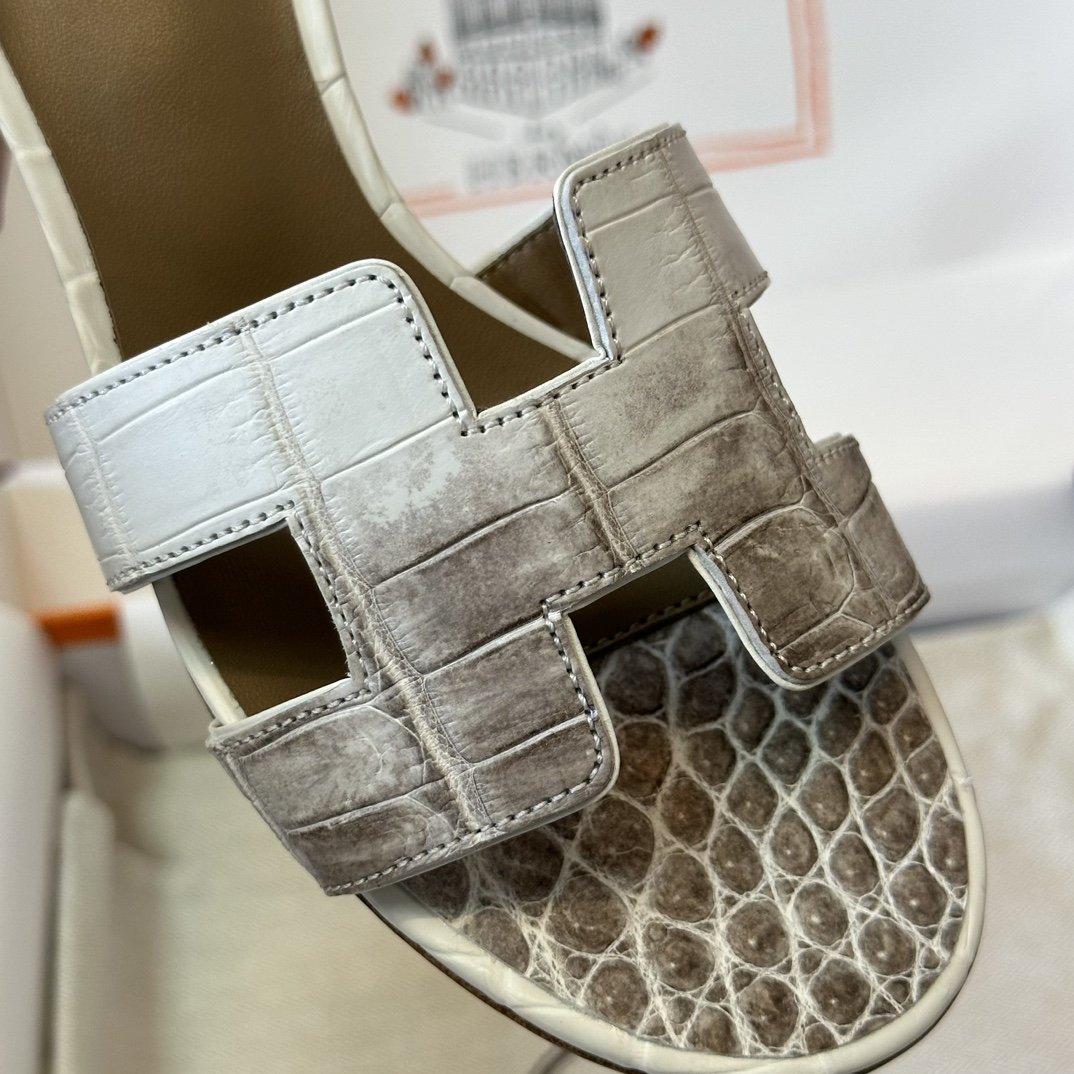 Hermès Croco Sandal's - Image 6