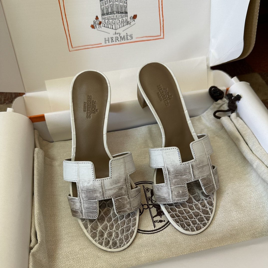 Hermès Croco Sandal's