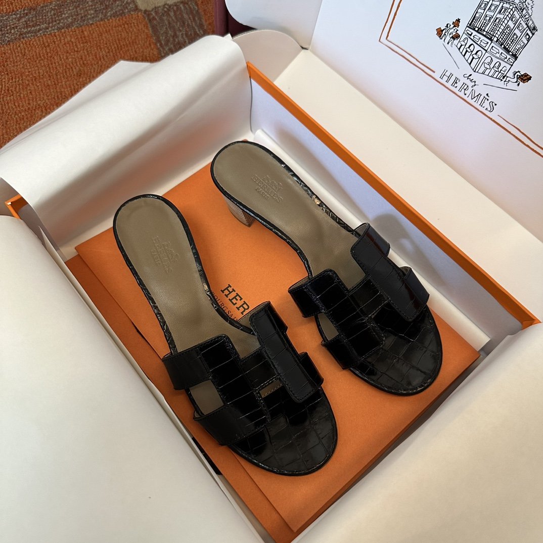 Hermès Croco Sandal's - Image 4
