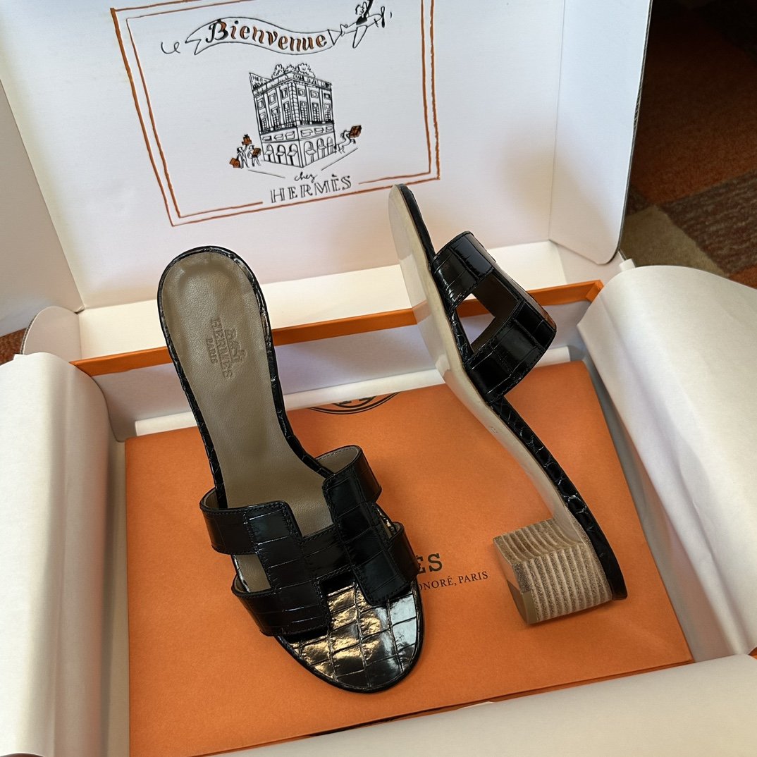 Hermès Croco Sandal's - Image 5