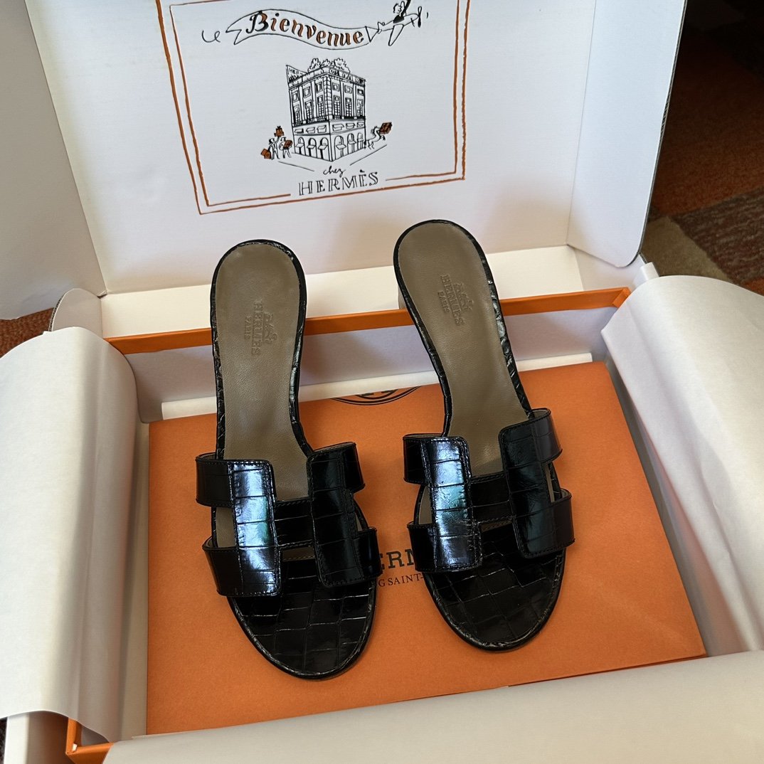 Hermès Croco Sandal's
