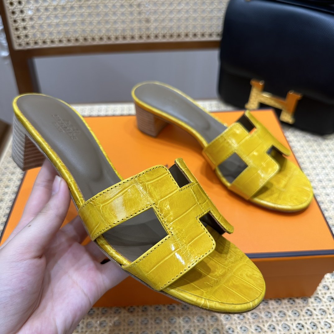 Hermès Croco Sandal's - Image 6