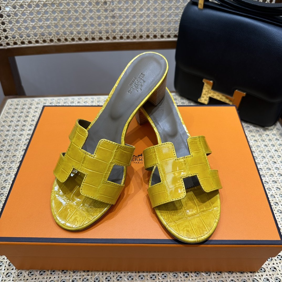 Hermès Croco Sandal's - Image 4