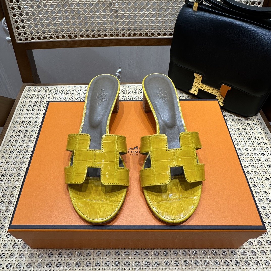 Hermès Croco Sandal's
