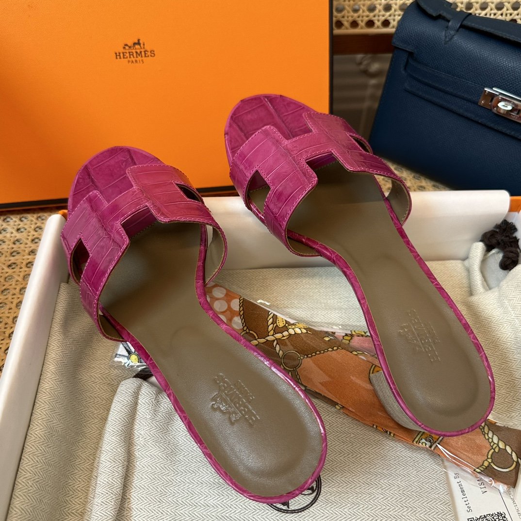 Hermès Croco Sandal's - Image 5