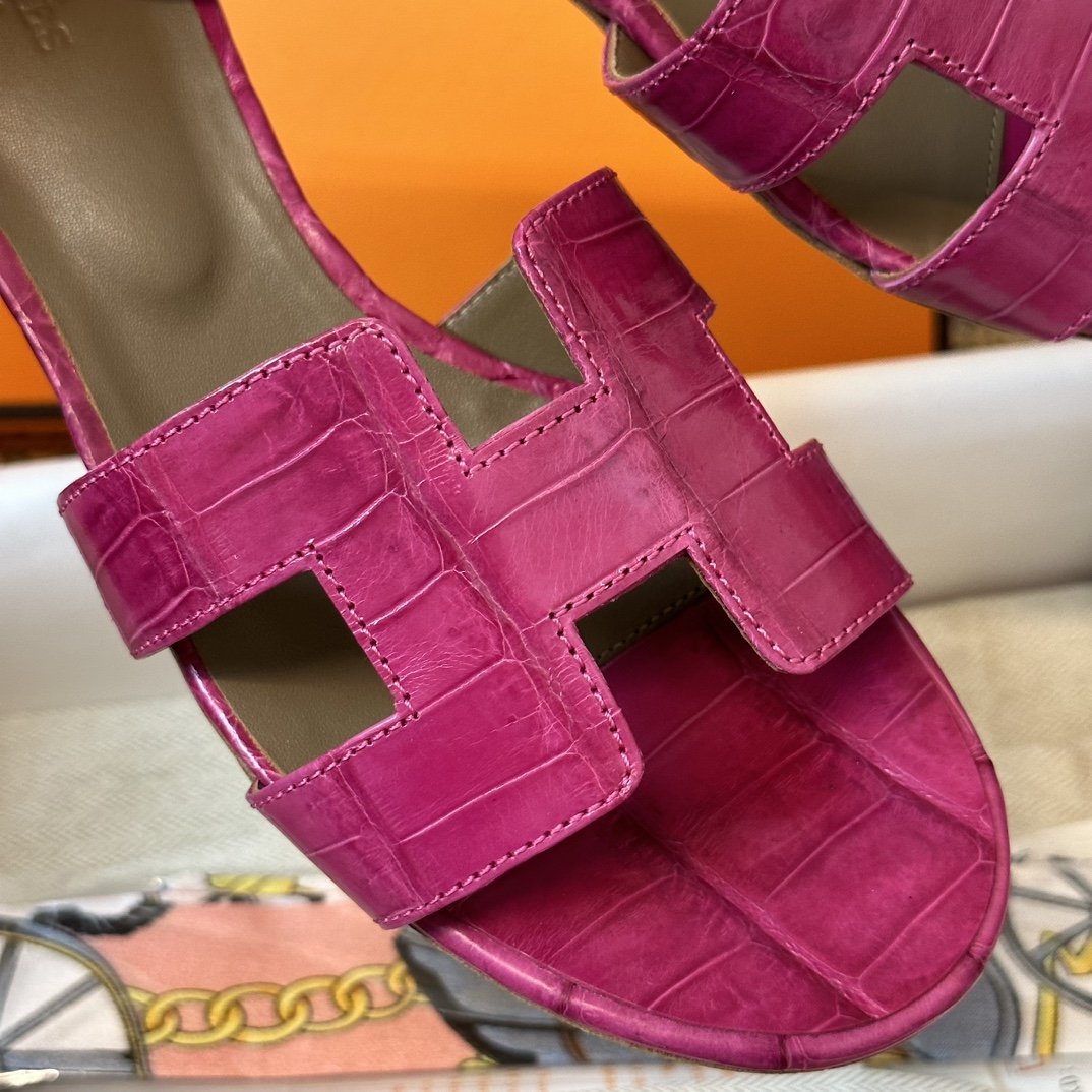 Hermès Croco Sandal's - Image 4