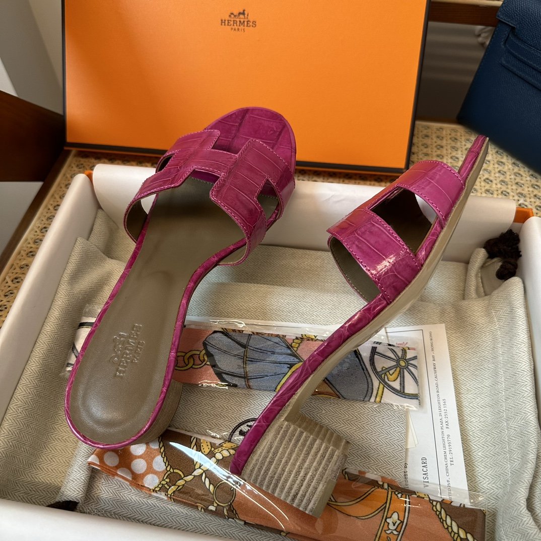 Hermès Croco Sandal's - Image 8