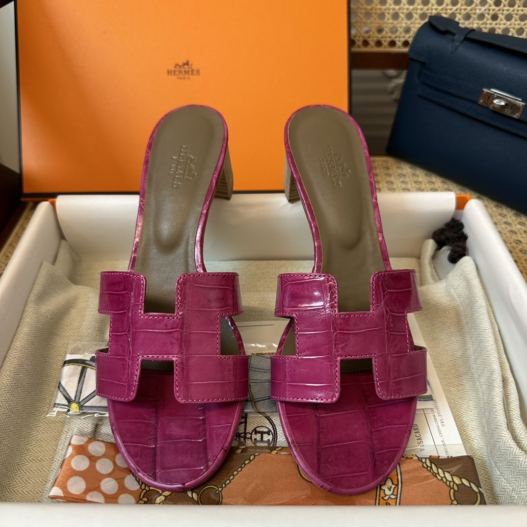 Hermès Croco Sandal's