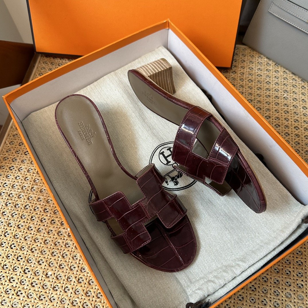 Hermès Croco Sandal's - Image 7