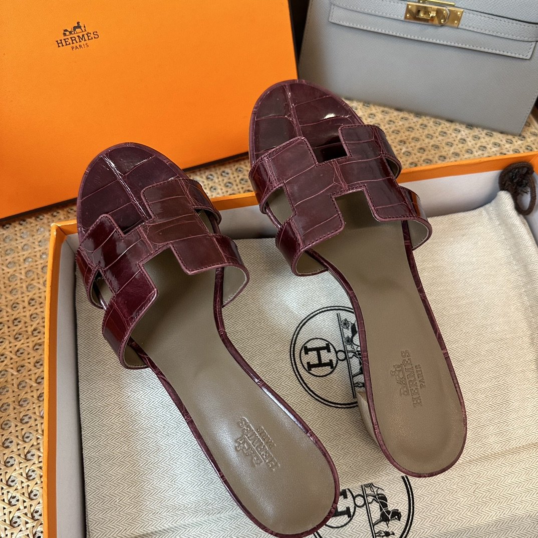 Hermès Croco Sandal's - Image 5