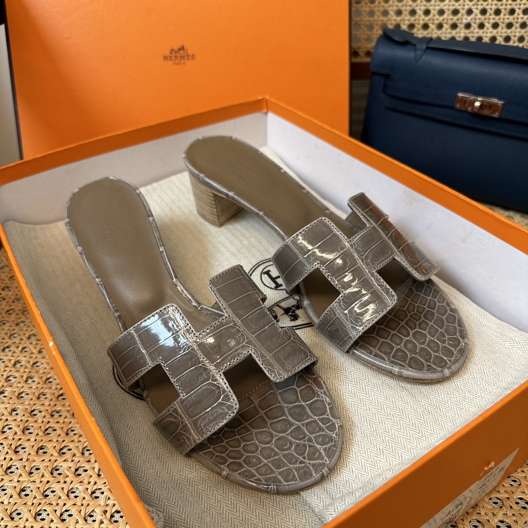 Hermès Croco Sandal's - Image 6