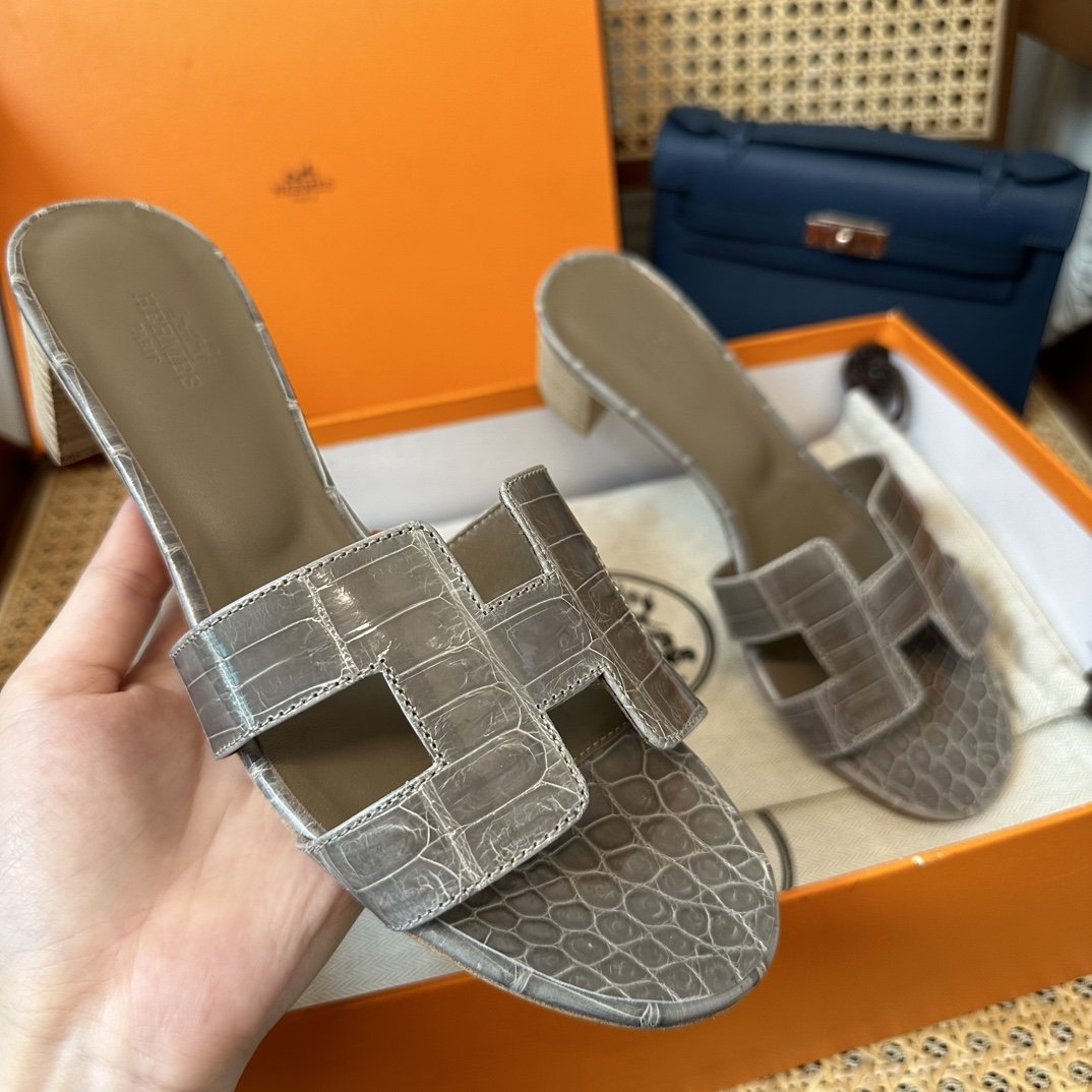 Hermès Croco Sandal's - Image 3