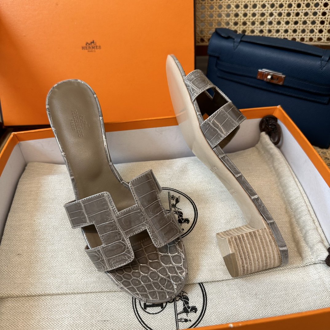 Hermès Croco Sandal's - Image 4