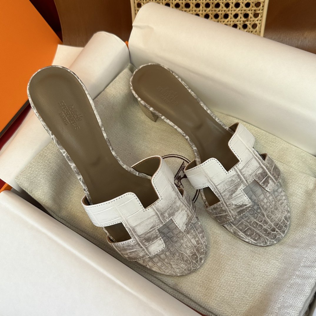 Hermès Croco Sandal's