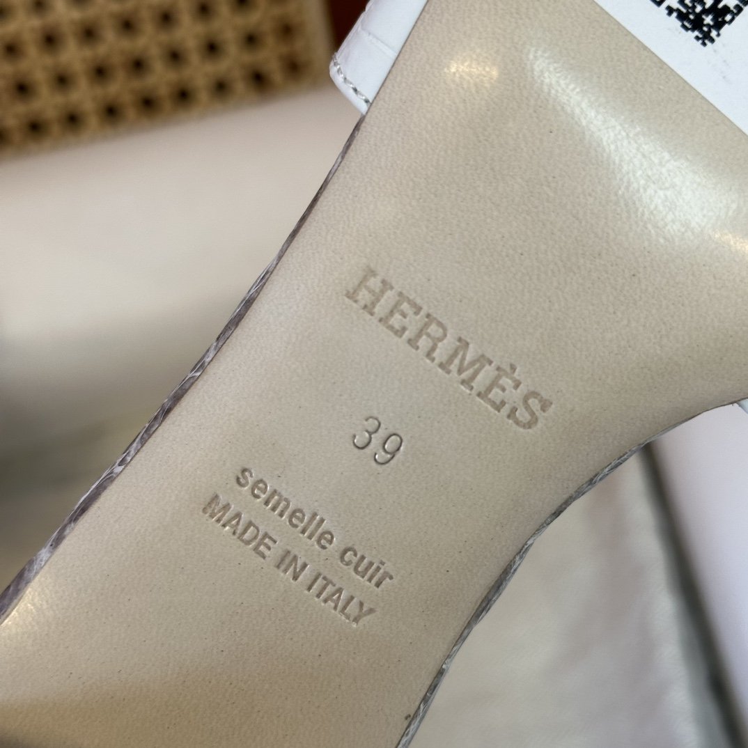 Hermès Croco Sandal's - Image 4