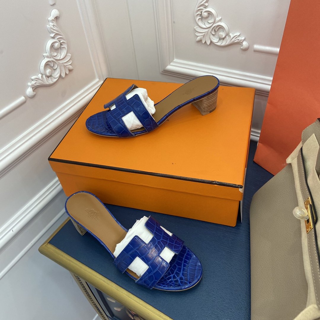 Hermès Croco Sandal's