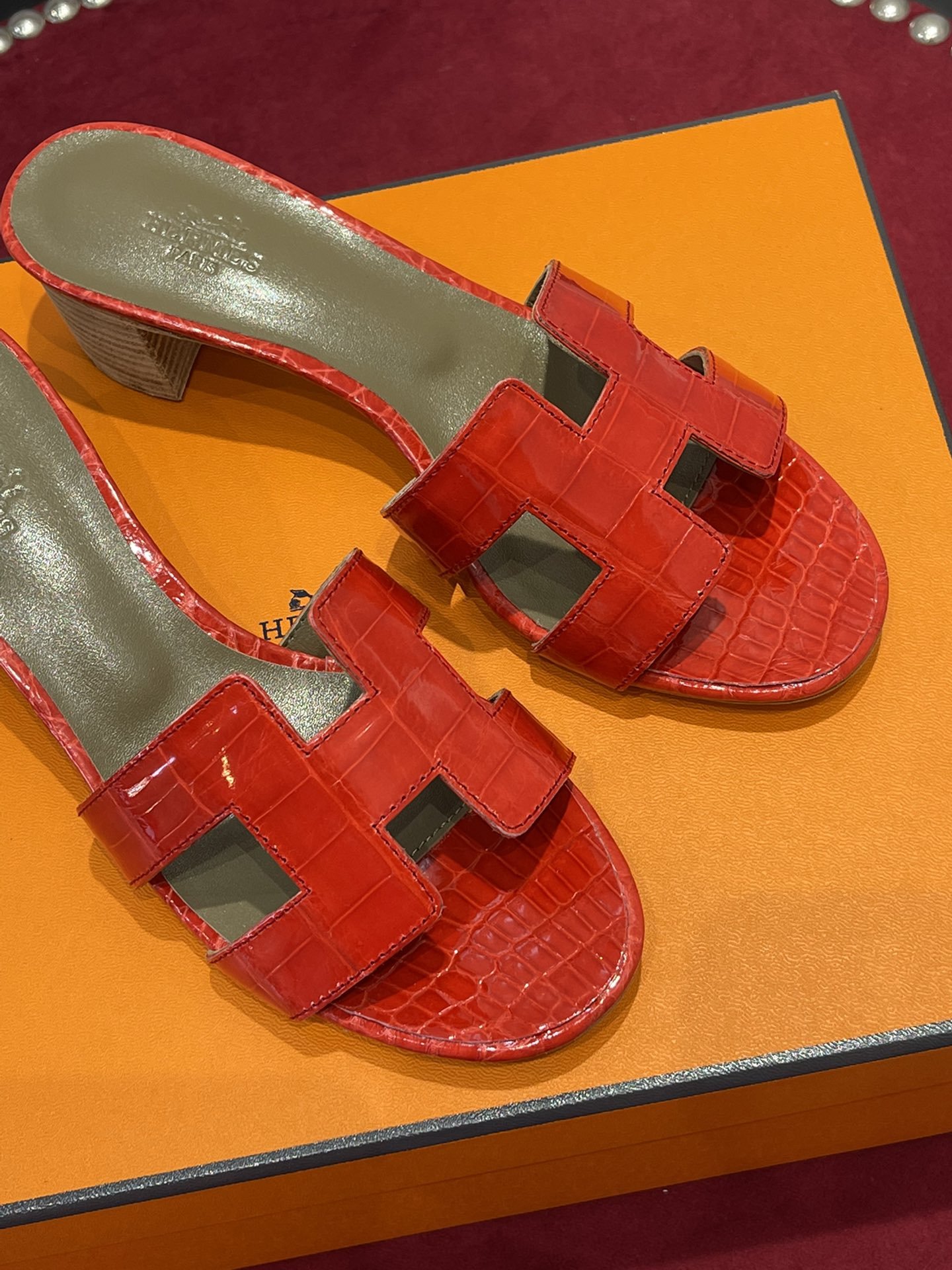 Hermès Croco Sandal's - Image 6