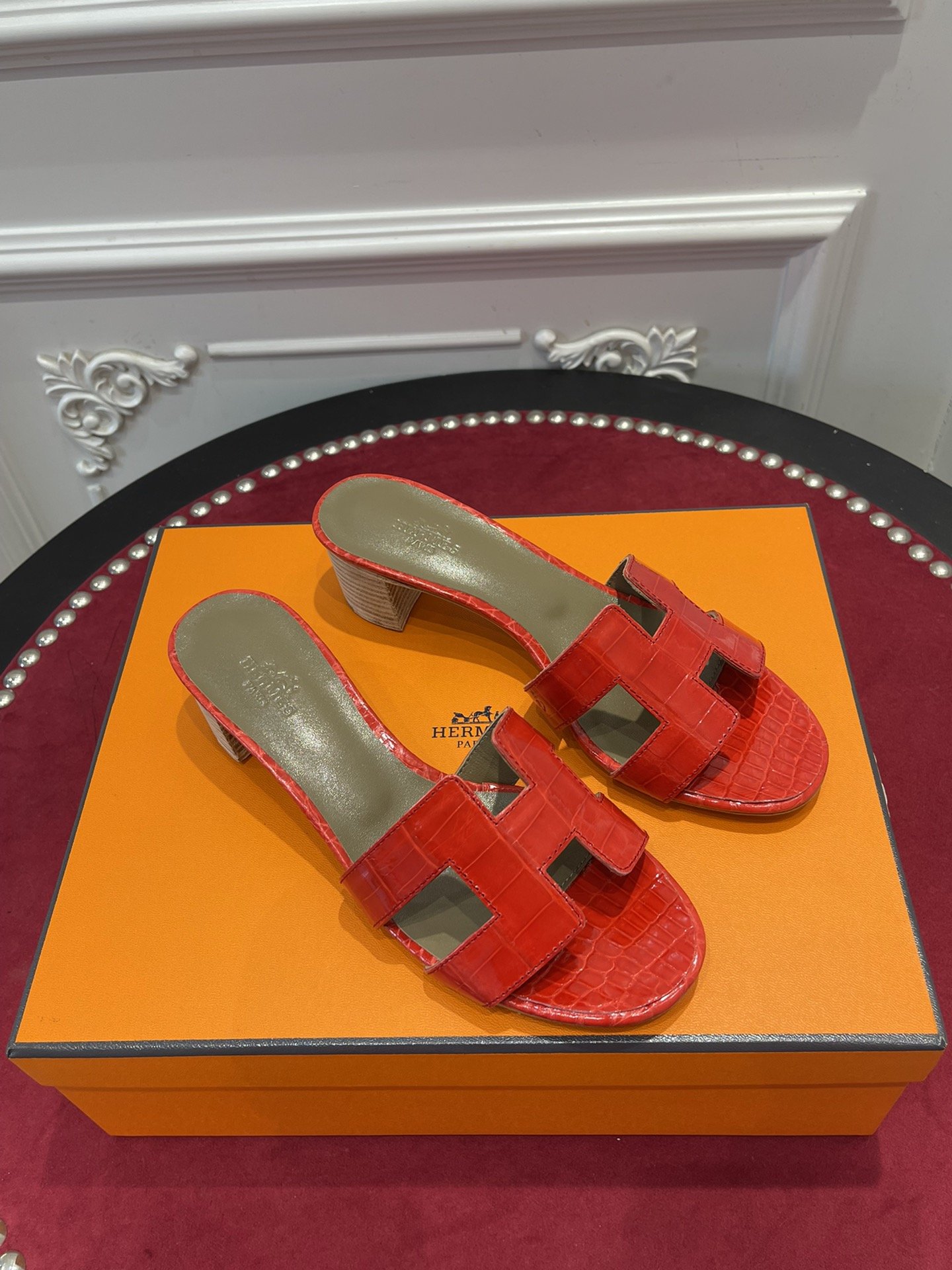 Hermès Croco Sandal's - Image 8