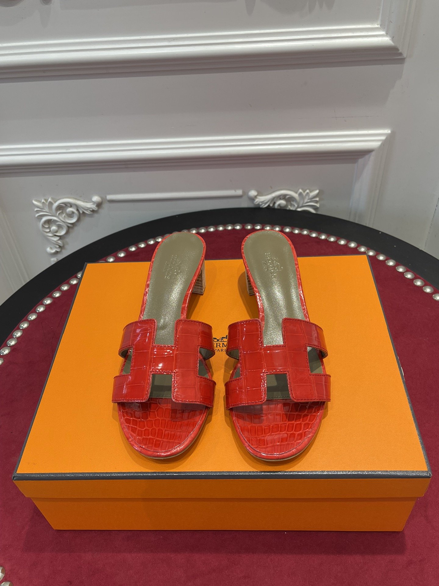Hermès Croco Sandal's