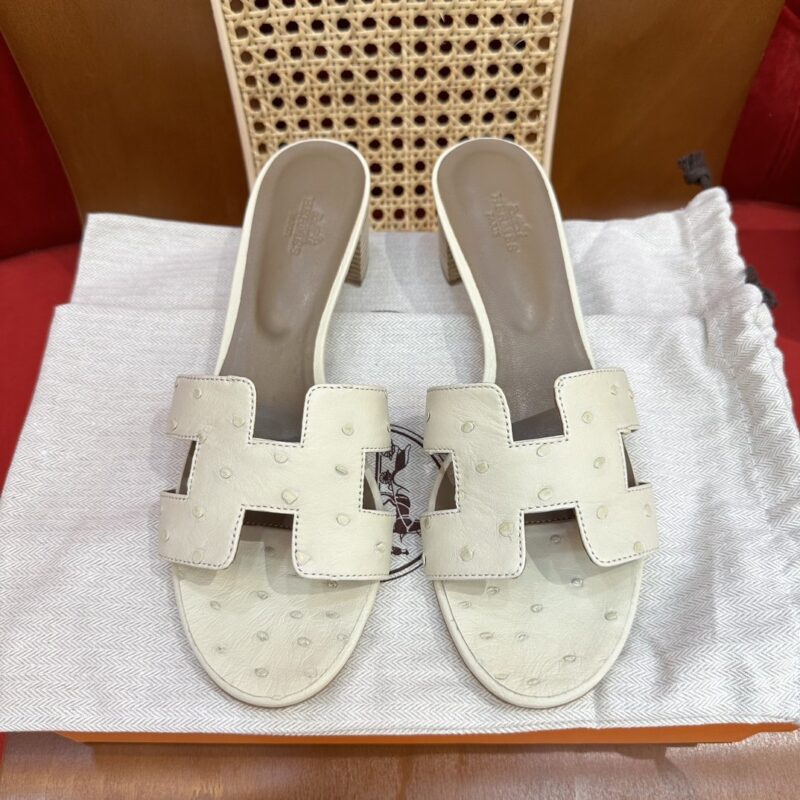 Hermès Ostrich Sandal’s