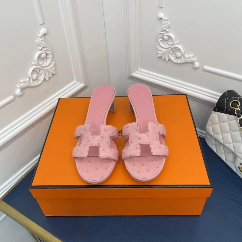 Hermès Ostrich Sandal’s
