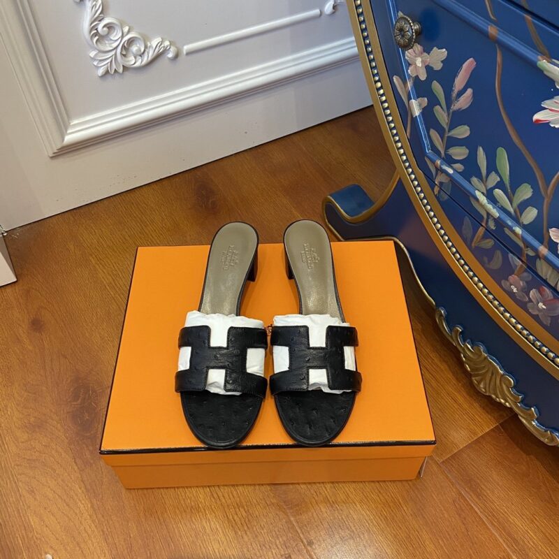 Hermès Ostrich Sandal’s