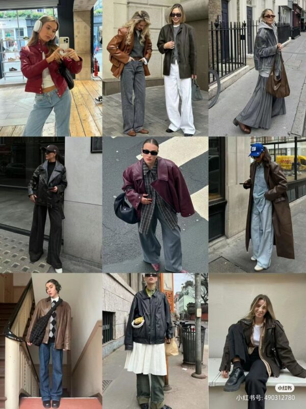 Leather Jacket 2024 fashion