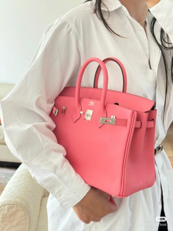 Birkin 25 in Swift Rose Lipstick
