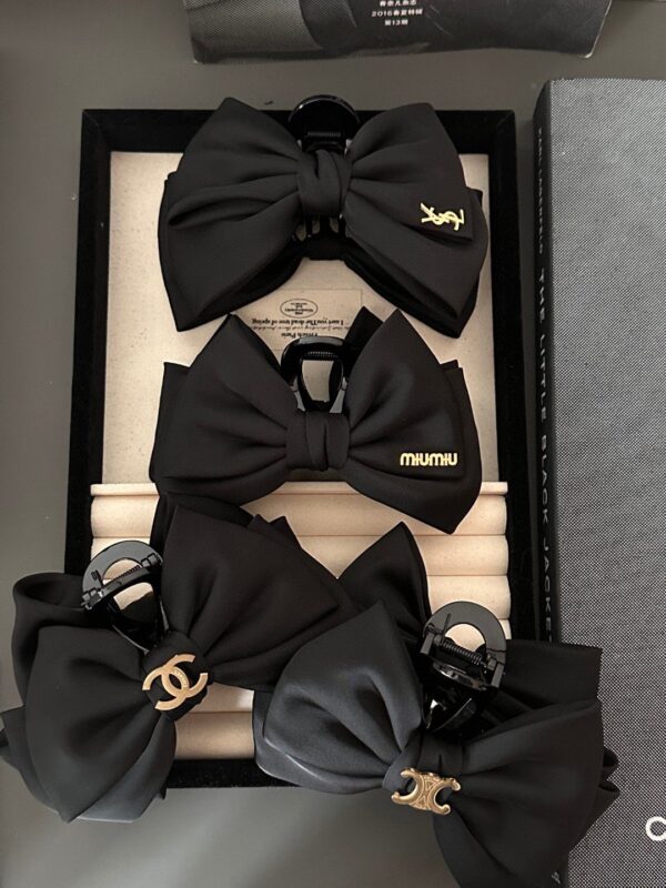 hair clips accessories prada chanel pada celine miu miu 2024