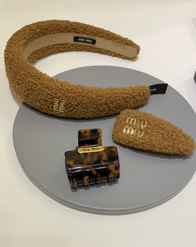 hair clips accessories prada chanel pada celine miu miu balenciaga 2024