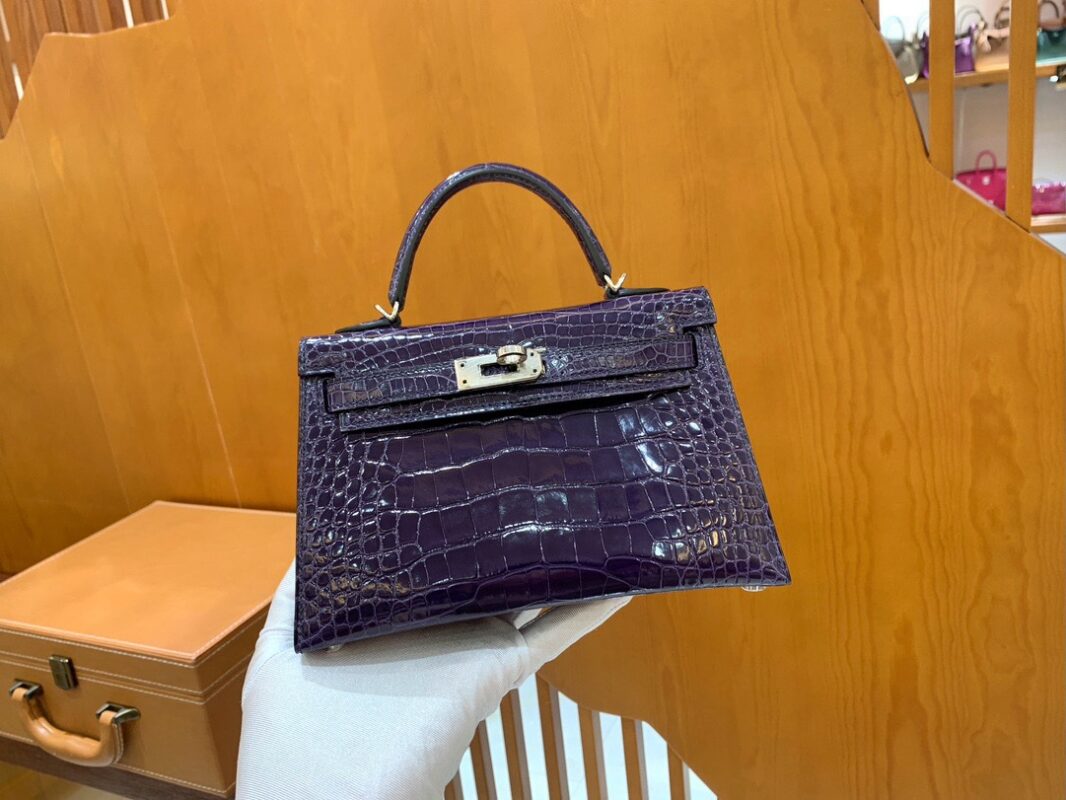 Mini Kelly Croco