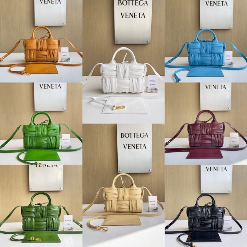 Bottega Veneta Plissé Arco Tote Bag Collection