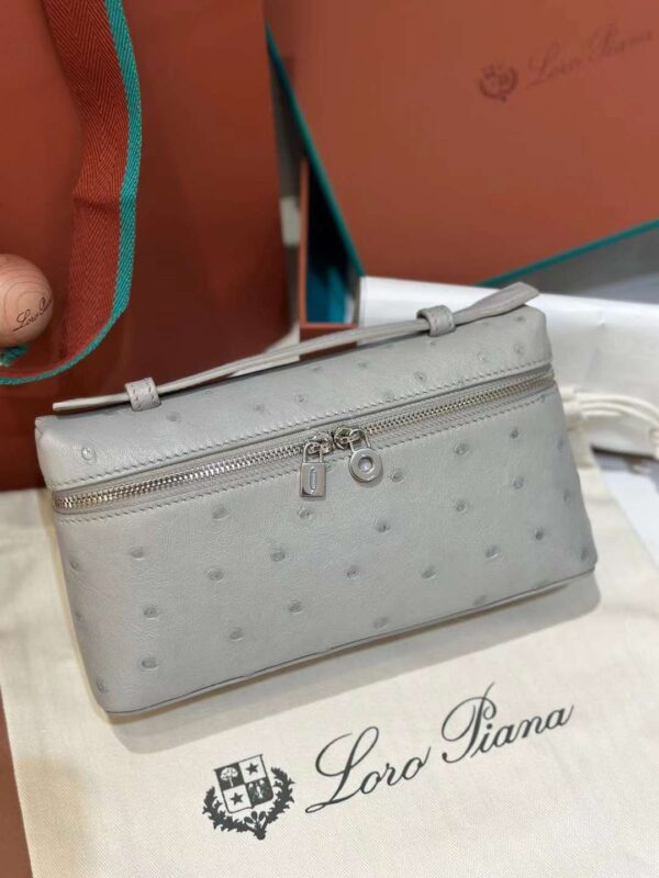loro Piana 19 ostrich bag