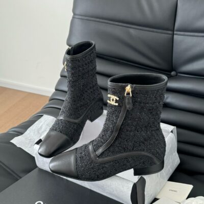 Chanel boots authentic quality replica 2025
