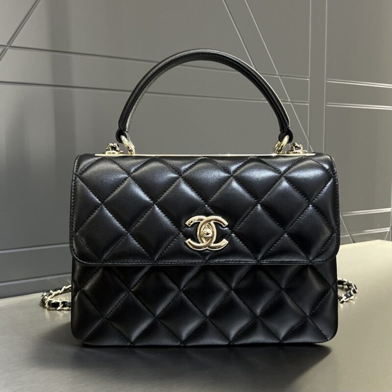 Chanel trendy cc bag 2025 authentic quality black gold hardware