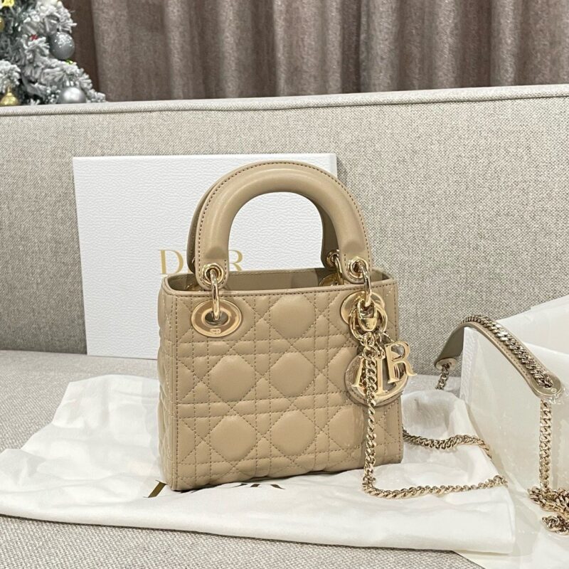 Mini Lady Dior Bag Lambskin | DIOR authentic quality 2025
