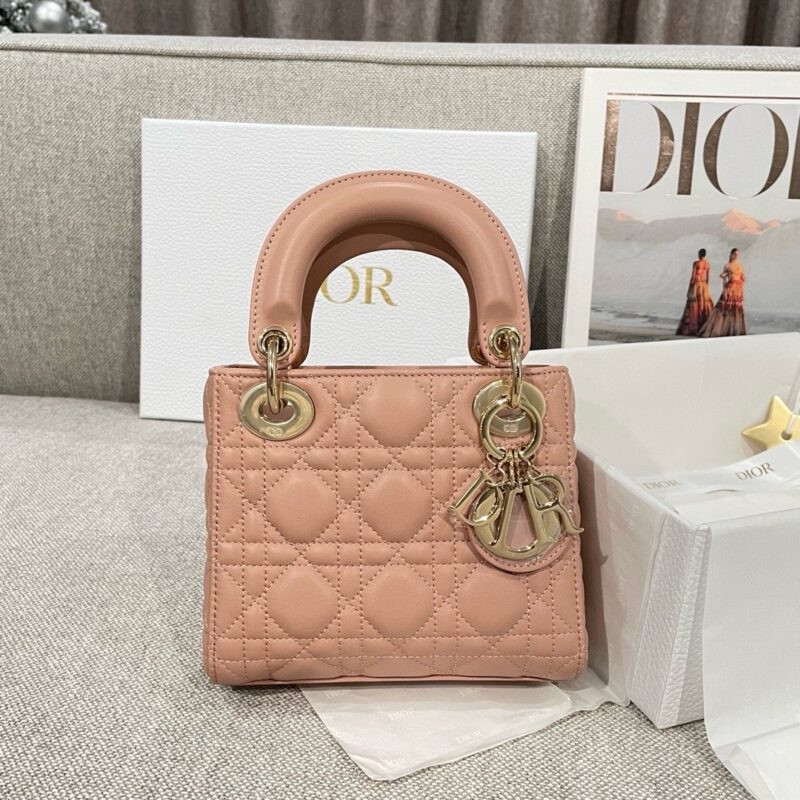 Mini Lady Dior Bag Lambskin | DIOR authentic quality 2025