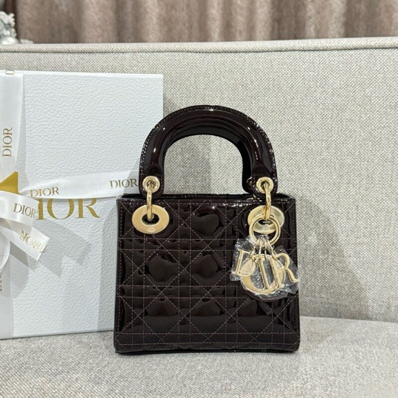Mini Lady Dior leather bag authentic quality 2025