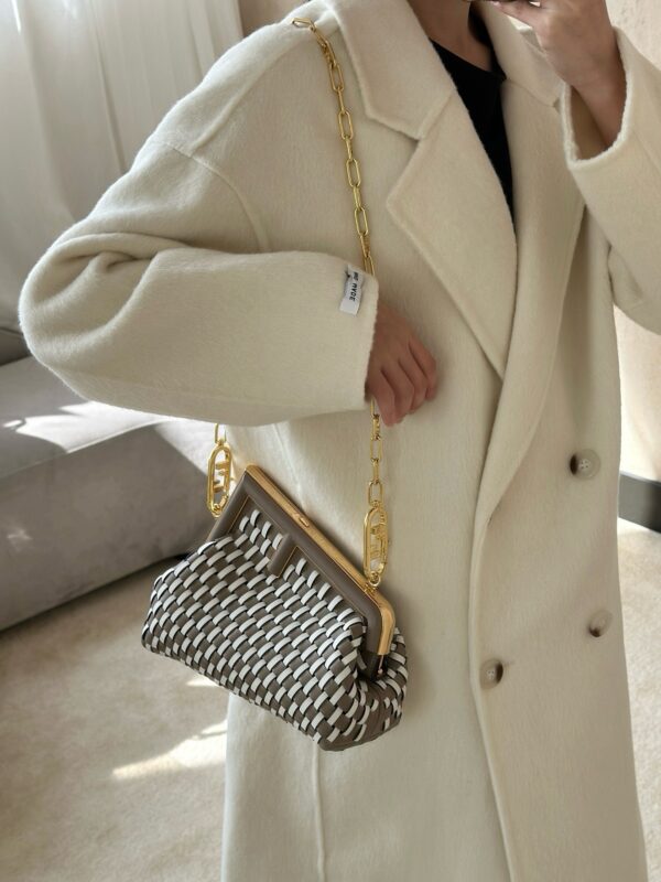 Fendi first leather bag 2025 authentic quality