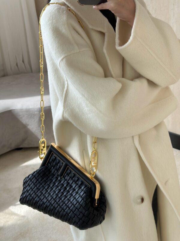 Fendi first leather bag 2025 authentic quality