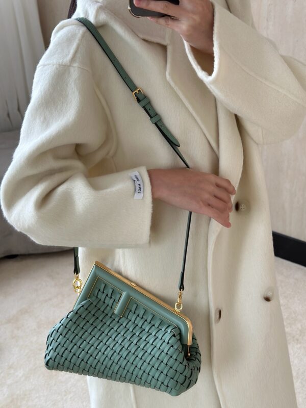 Fendi first leather bag 2025 authentic quality