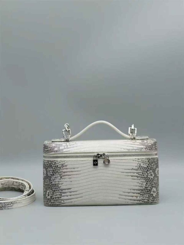 loro piana extra pocket 19 lizard leather authentic quality dear