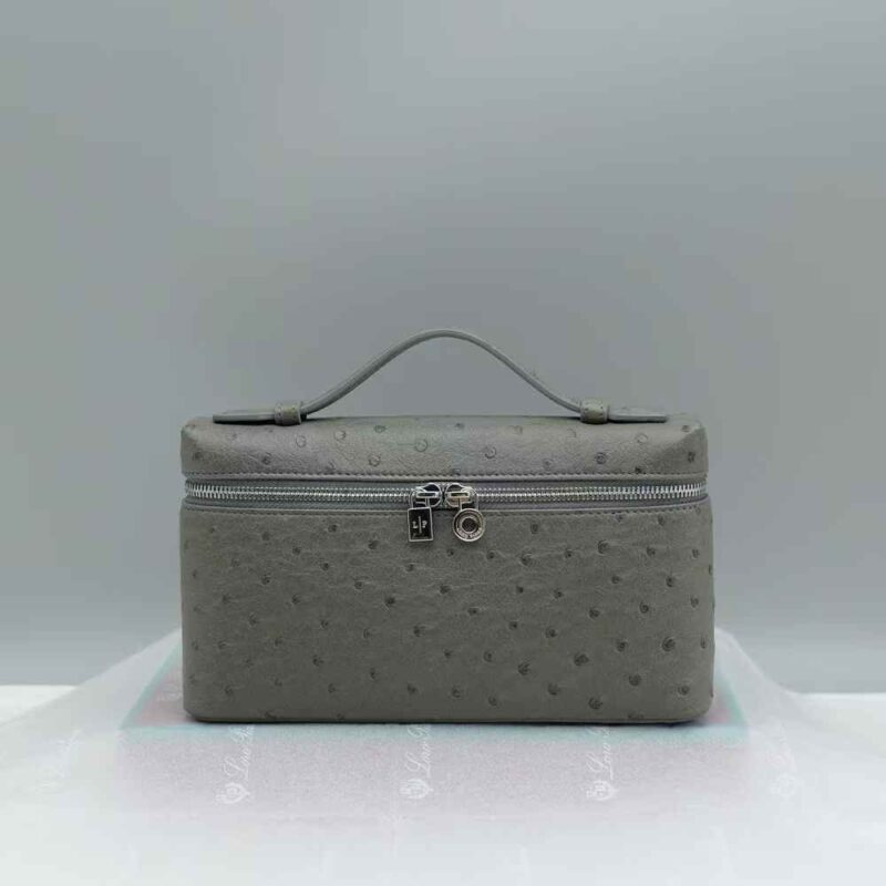 loro piana extra pocket 19 ostrich leather authentic quality