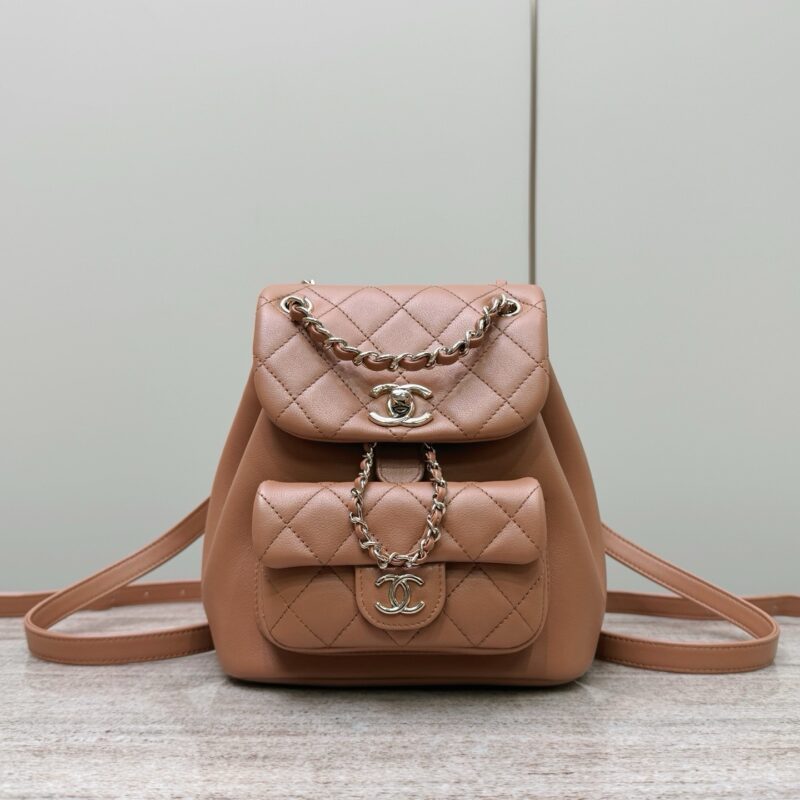 Chanel duma backpack brown authentic quality bag 2025