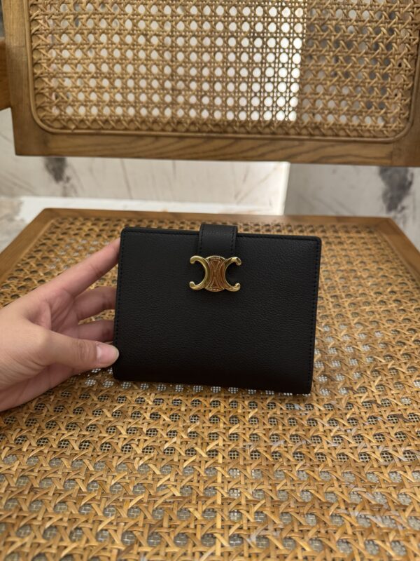 Celine Medium Strap Wallet Nino In Supple Grained Calfskin 2025