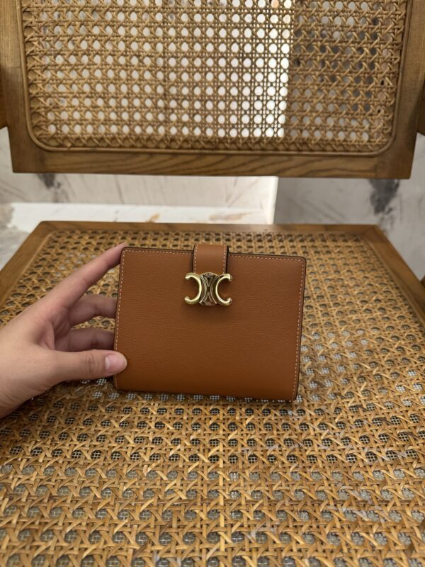 Celine Medium Strap Wallet Nino In Supple Grained Calfskin 2025