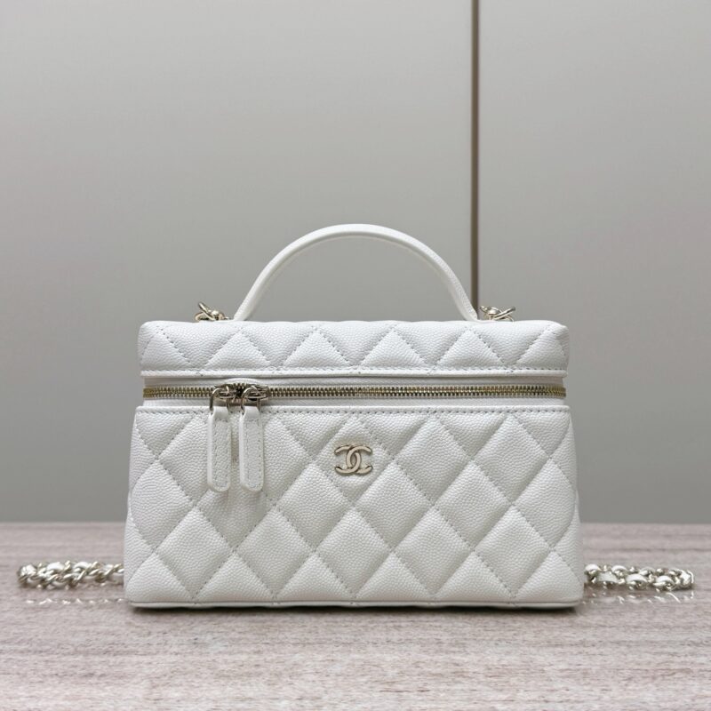Chanel white lp bag 25cc handbag  authentic quality 2025
